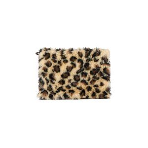 Luxe Fashion Classic Faux Fur Clutch | 1-Piece | Leopard